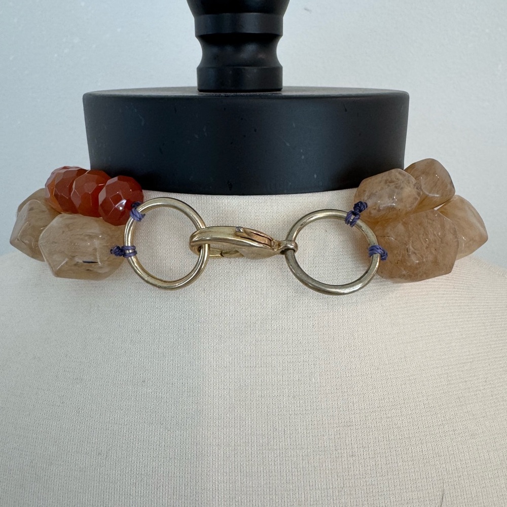 Gorgeous Quartz Double Strand with Brooch Accent - Picture 7 of 11